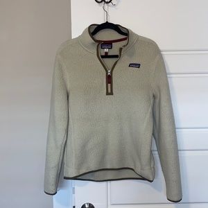 Patagonia Womens Half Zip Cream
